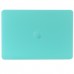 MacBook 12''  with Retina Display - 2 in 1 Clear Matte Turquoise Soft-Touch Plastic Hard Protective Case Cover